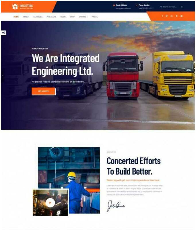 橙色大气响应式机械制造工业生产业务网站HTML5模板(图1) 1608281838884719.png