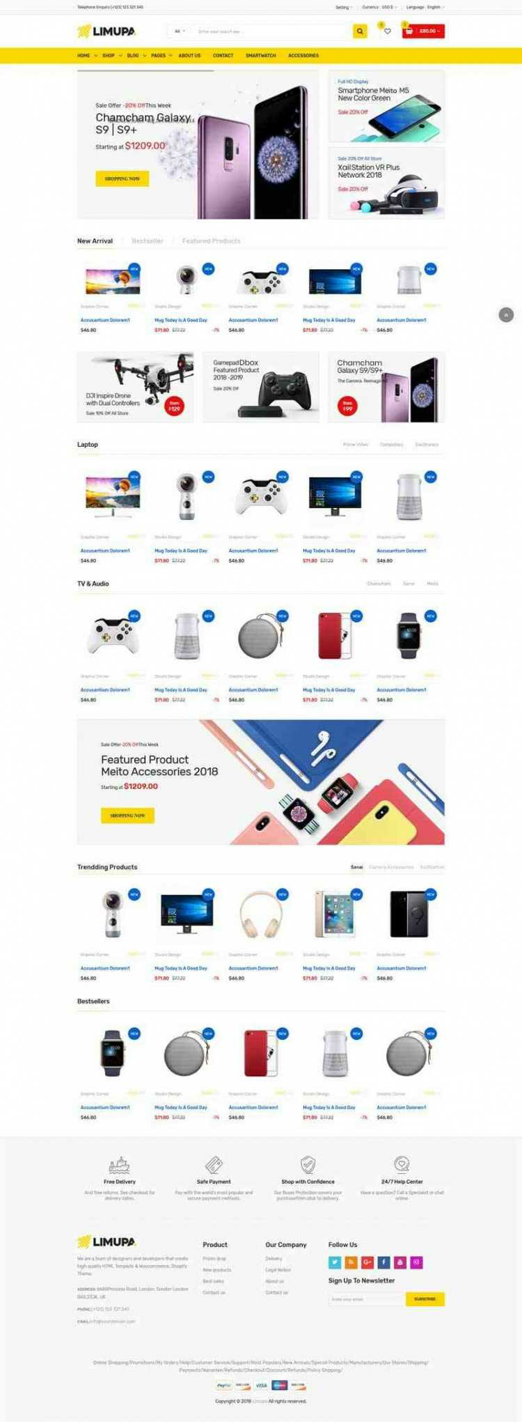 精美实用的数码产品销售电子商务Bootstrap网站模板(图1) 1608279304769370.png