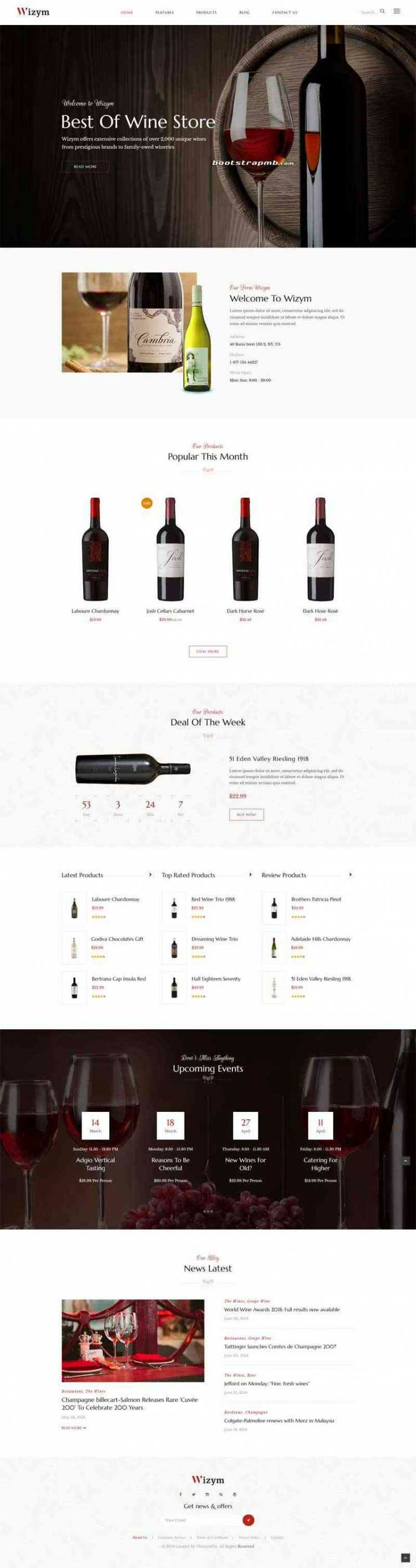 Bootstrap精美大气响应式红酒销售商城网站HTML模板(图1) 1608276625753435.png