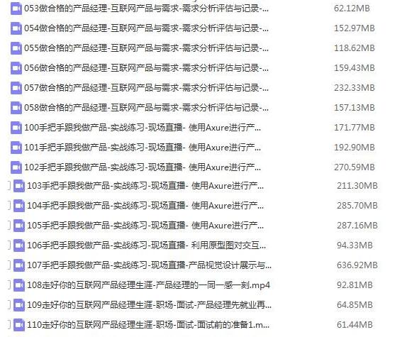 精品课:手把手教你做产品经理教程(100课)无水印(图2) 1608707229973982.jpg