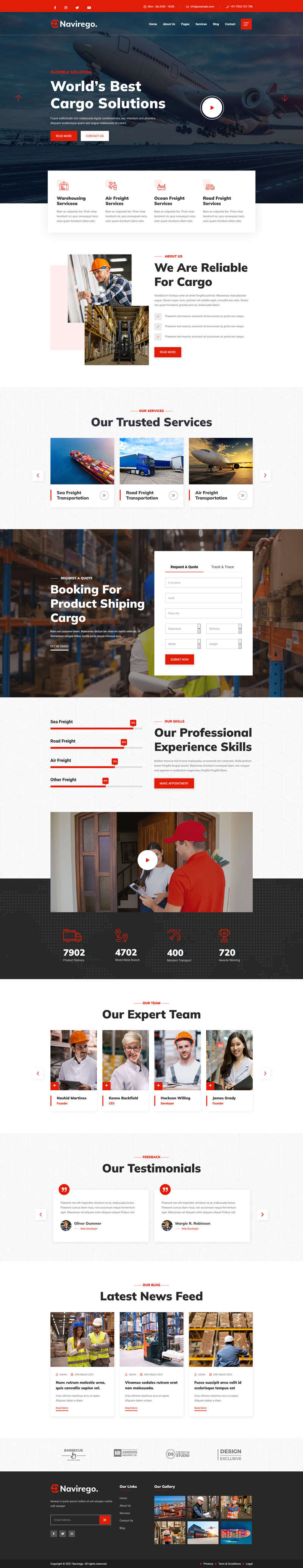 红色的物流快递公司网站HTML模板(图1) 1698851563370181.jpg