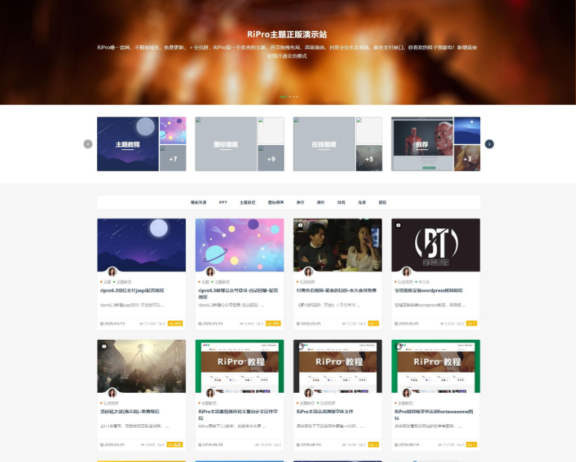 wordpress日主题(RiPro7.2)独家修复明文完整版(图1) 4cc9c3cbc4.jpg