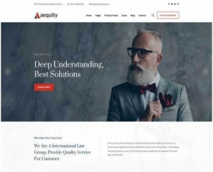 bootstrap响应式大气律师法律工作室律师事务所HTML5模板